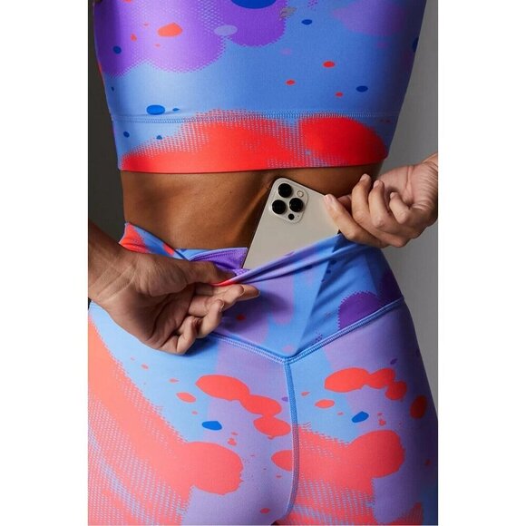 Fabletics X Women's Purple/Blue/Orange Size M - Picture 5 of 15